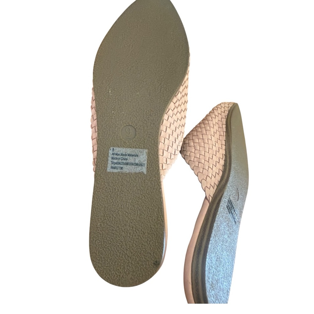 Universal Threads Elegant Woven Slip-On Mules - Picture 3 of 5